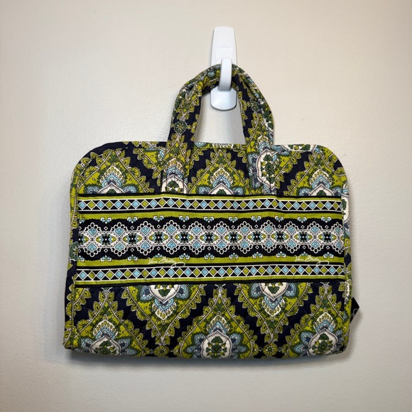 Vera Bradley Cambridge Paisley Hanging Travel Organizer Quilted Toiletry Bag - Picture 6 of 6